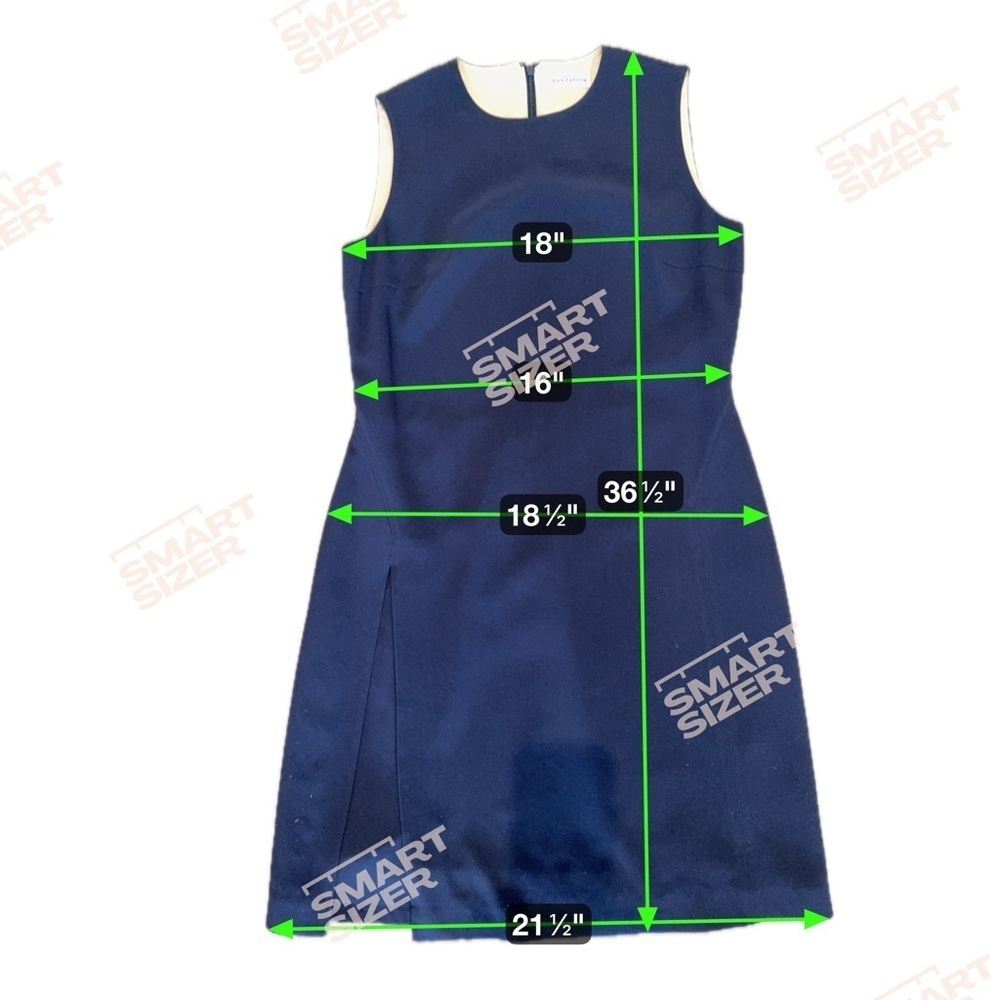 Ann Taylor Classy and Sophisticated sleeveless dark navy dress. Size 6 - Picture 9 of 9